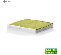 Cabin filter behind the glove compartment FP 26 009 MANN-FILTER for SEAT VW AUDI