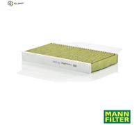 Cabin filter behind the glove compartment FP 2747 MANN-FILTER for LAND ROVER