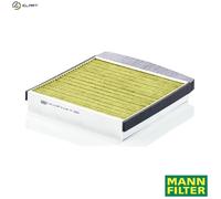 MANN-FILTER FP 2855 Cabin Air Filter - FreciousPlus Biofunctional Pollen Filter - for Cars + Transporters
