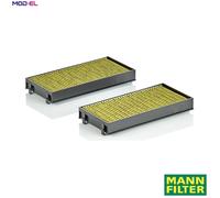 Cabin filter Activated Carbon Filter with polyphenol FP 2941-2 MANN-FILTER