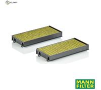 Cabin filter Activated Carbon Filter with polyphenol FP 2941-2 MANN-FILTER