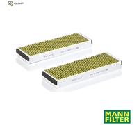 Cabin filter behind the glove compartment FP 3023-2 MANN-FILTER for AUDI VW