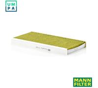Cabin filter Eng.compart. middle, below plenum chamber cover FP 3337 MANN-FILTER