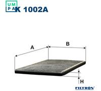 FILTRON K 1002A Pollen filter