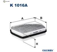 FILTER CABIN AIR K 1016A FOR MERCEDES-BENZ C-CLASS/T-Model/Break CLK SLK 2.3L