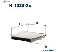 FILTRON K 1026-3x Pollen filter