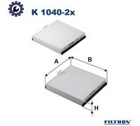 FILTER CABIN AIR K 1040-2x FOR RENAULT ESPACE/II/Mk/III AVANTIME 2.1L 4cyl 2.8L
