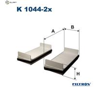 FILTRON K 1044-2x Pollen filter