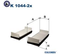 FILTRON K 1044-2x Pollen filter