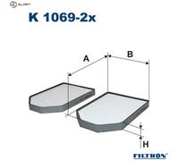 FILTRON K 1069-2x Pollen filter