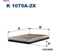 FILTRON K 1075A-2x Pollen filter