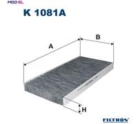 Filtron Pollen Filter K 1081A - Cabin Air Filter for Cadillac, Fiat, Opel, Saab, Vauxhall