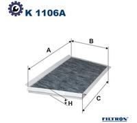 FILTER CABIN AIR K 1106A FOR MERCEDES-BENZ C-CLASS/T-Model/Sportscoupe 2.1L 4cyl