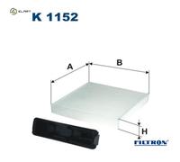 FILTER CABIN AIR K 1152 FOR RENAULT CLIO/III/EURO/CAMPUS/Sportour/Grandtour/Mk