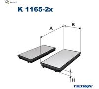 FILTRON K 1165-2x Pollen filter