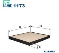 FILTRON K 1173 Pollen filter