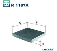 FILTRON K 1187A Filter, interior air for ,GREAT WALL,HAVAL,HONDA