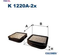 FILTRON K 1220A-2x Pollen filter