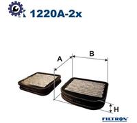 FILTER CABIN AIR K 1220A-2x FOR MAYBACH MERCEDES-BENZ LASS E-CLASS 6.0L 57