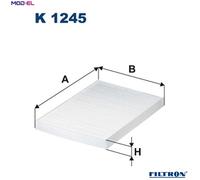 FILTER CABIN AIR K 1245 FOR HYUNDAI KIA CEE'D/PRO/SW/Hatchback G4FA 1.4L 4cyl