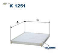 FILTER CABIN AIR K 1251 FOR FORD AUSTRALIA M1JE/M1JC 1.0L 3cyl ECOSPORT 1.6L