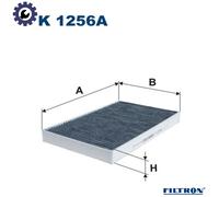 FILTER CABIN AIR K 1256A FOR IVECO MASSIF/Pickup/Single/Cab/Station/Wagon 3.0L