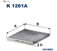 FILTER CABIN AIR K 1261A FOR PEUGEOT MANAGER/Platform/Chassis/Van/Bus BOXER 3.0L