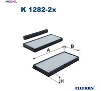 FILTRON K 1282-2x Pollen filter