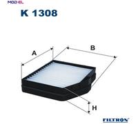 FILTER CABIN AIR K 1308 FOR HYUNDAI GRAND/STAREX/??/H-1/Travel/II SATELLITE 2.5L