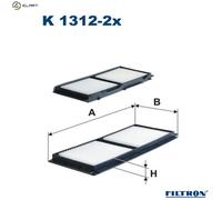 FILTRON K 1312-2x Pollen filter