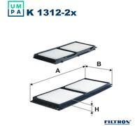 FILTRON K 1312-2x Pollen filter