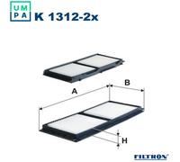 FILTRON K 1312-2x Pollen filter