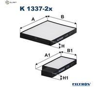 FILTRON K 1337-2x Pollen filter