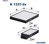 FILTRON K 1337-2x Pollen filter