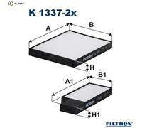 FILTRON K 1337-2x Pollen filter