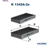 FILTRON K 1342A-2x Pollen filter