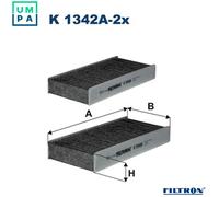 FILTRON K 1342A-2x Pollen filter