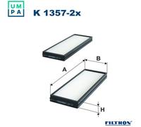 FILTRON K 1357-2x Pollen filter