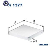 FILTER CABIN AIR K 1377 FOR FORD AUSTRALIA TRANSIT/Van/Platform/Chassis/Bus 2.4L