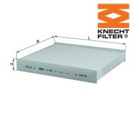 Filter, cabin air KNECHT LA 220 For FORD, VOLVO, GAZ