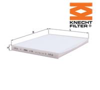 Filter, cabin air KNECHT LA 396 For NISSAN
