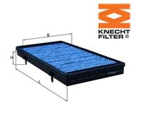 Filter, cabin air KNECHT LAO 382 For RENAULT, NISSAN, OPEL