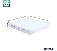 MAHLE LA100 FILTER CABIN AIR