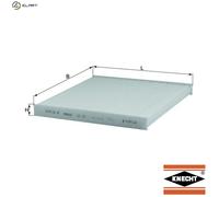 Knecht Filter Cabin Filter LA 107 Particulate/Pollen Filter for VOLVO S40 I V40 Estate