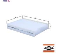 Cabin filter Particulate Filter LA 1174 KNECHT for TOYOTA CITROËN PEUGEOT