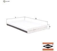 Cabin filter Particulate Filter LA 1198 KNECHT for MERCEDES-BENZ V-CLASS EQV