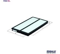 MAHLE LA 121 Interior Cabin Air Filter - Pollen Filter - Car