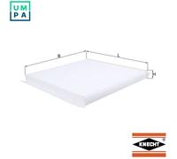 MAHLE LA 1274 Interior Cabin Air Filter - Pollen Filter - Car