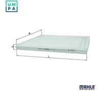 FILTER CABIN AIR LA 129 FOR MERCEDES-BENZ C-CLASS/T-Model/Sportscoupe CLK 2.1L