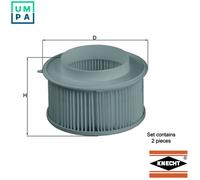 MAHLE Cabin Pollen Air Filter LA15/S - Fits Porsche 911 - Pack of 2
